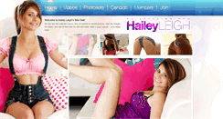 Desktop Screenshot of haileyleigh.com